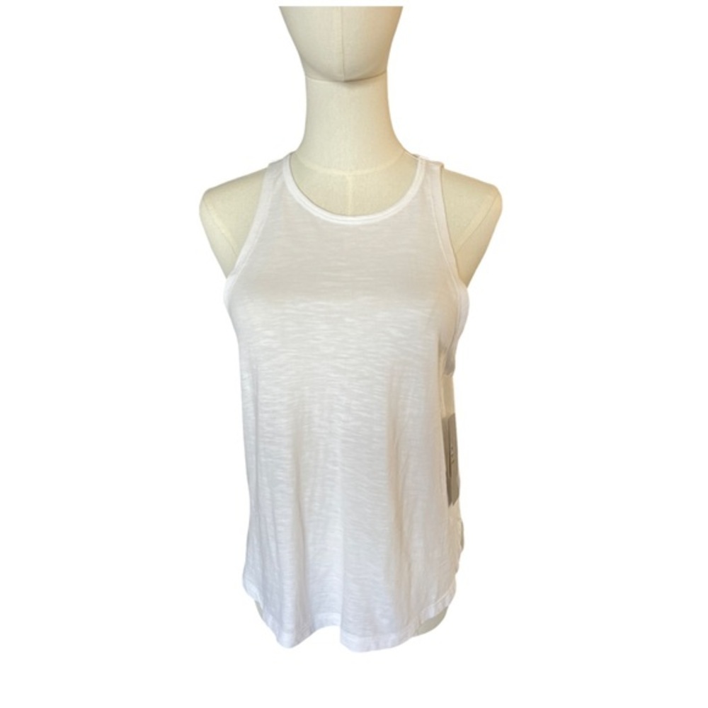 Zella White Sleeveless Tank Top Womens Size XS NWT - Picture 1 of 7